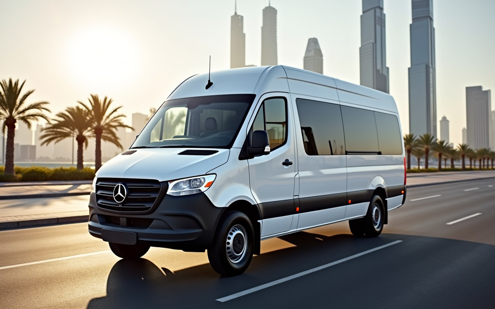 Аренда Mercedes-Benz Sprinter 16 мест 2024 в Дубае