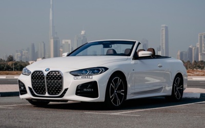 Rent BMW 420i Convertible 2022 in Dubai