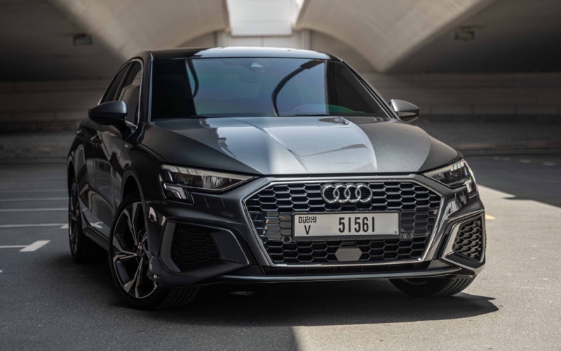 Audi A3 S Line 2023 a noleggio a Dubai